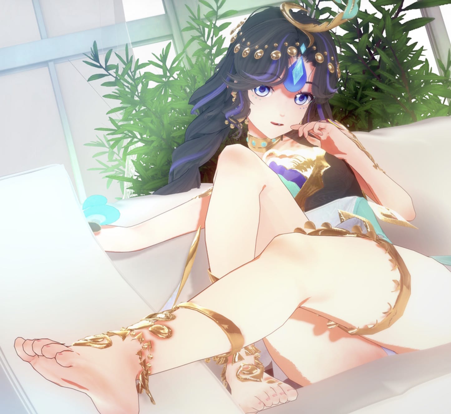 王者荣耀女英雄朵莉亚害羞前后对比图_2