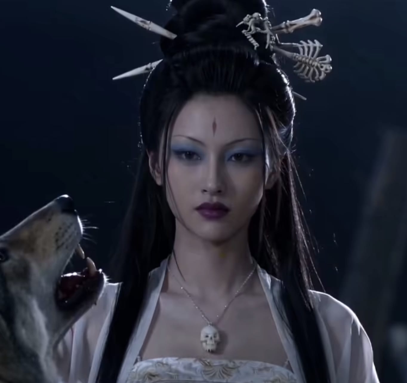 Ai生成西游戏白骨精二次元形象图片_2