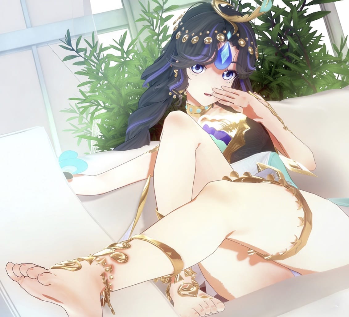 王者荣耀女英雄朵莉亚害羞前后对比图_1