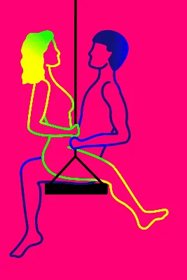 男女夫妻之间的荡秋千体位示意图_1