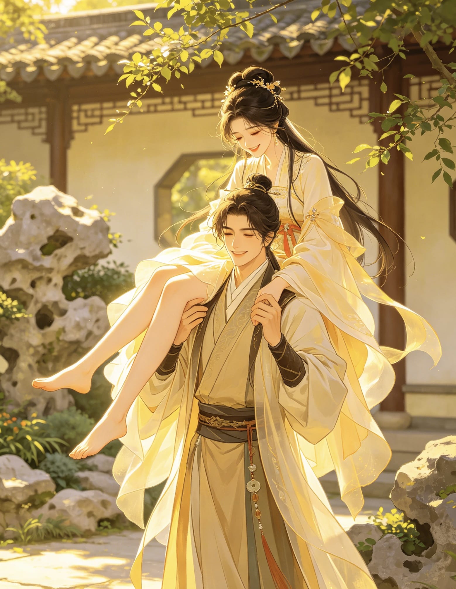 两条玉腿上君肩,红蕊花间秋水潺图片姿势演示_2