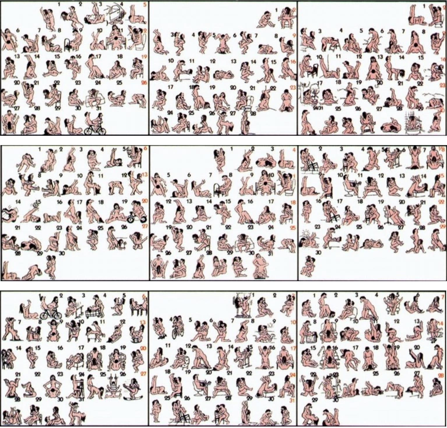相爱的100种姿势图片大全上次有点坏_1